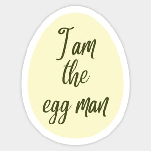 Eggman, green Sticker